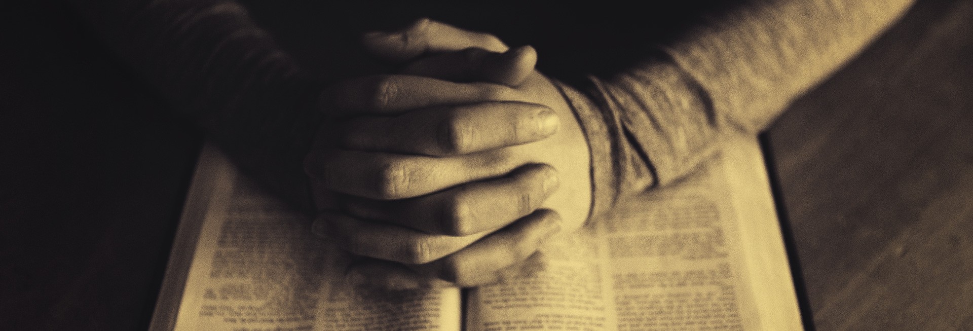Scripture On Praying Church Website Banner